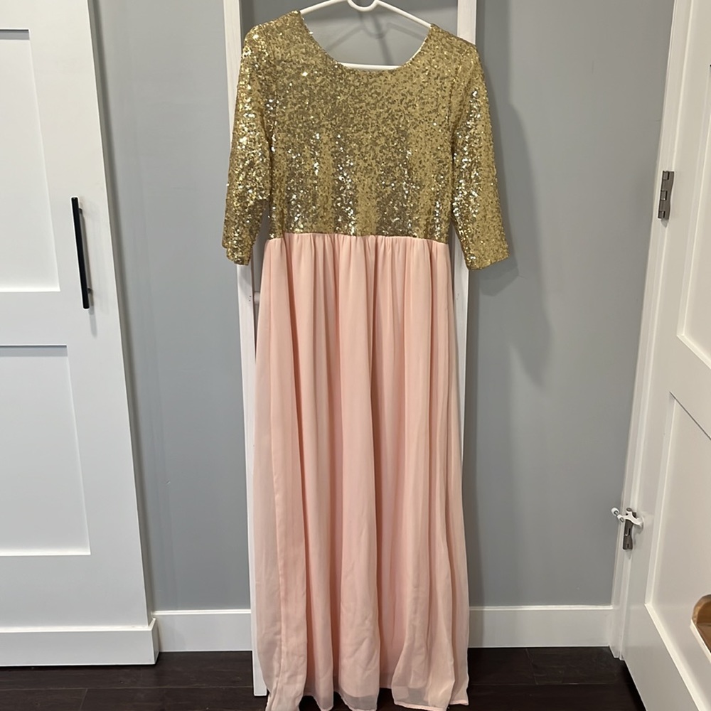 Elegant Red Clover Women’s Dress